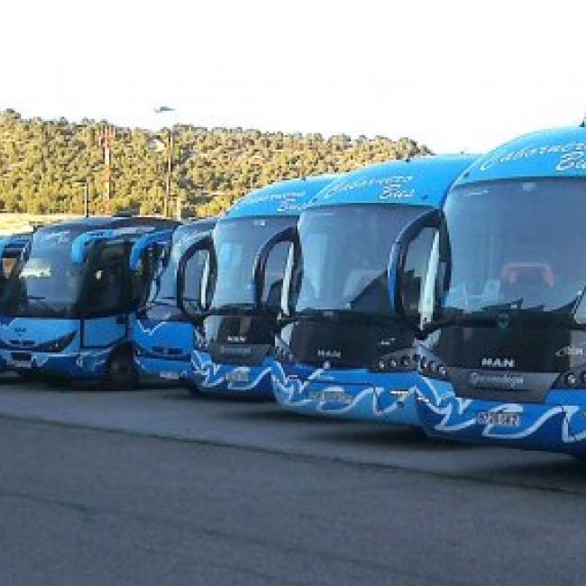 Flota de autobuses Cabornero Bus